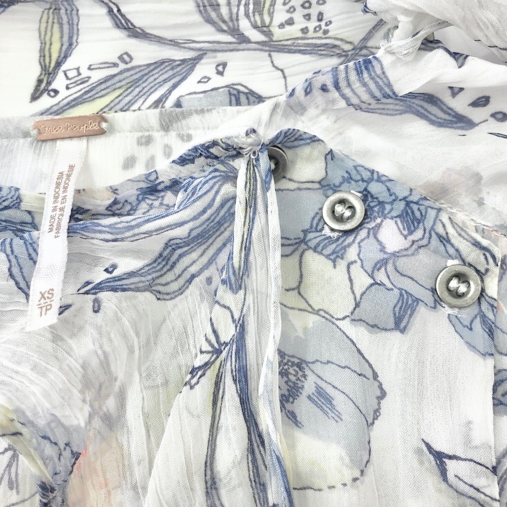 Free People Floral Print Top - Picture 2 of 6